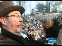 Punxsutawney Phil - The Official Weatherman - The prognosticator of prognosticators, Punxsutawney Phil has once again given his prediction. The verdict? An Early Spring!!!! Woooo Hooooooo!!!!