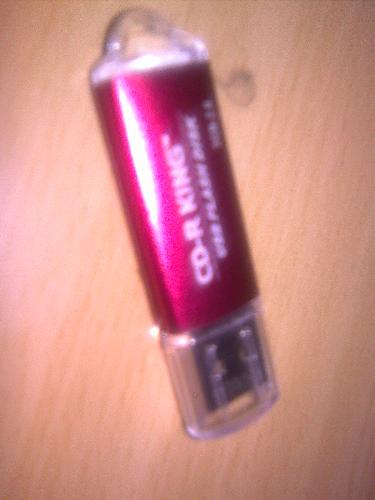The flash drive - This is my 2gb usb.