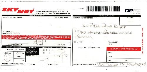 King of Teleporting Deities Road - Scanned the airway bill - King of Teleporting Deities