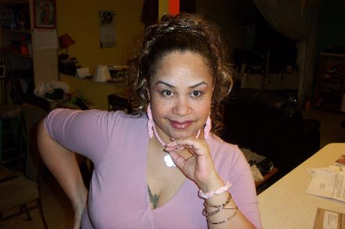 This is me sporting some of my handcrafted Jewelry - This is me when I'm just sort of sitting around the house chilling.