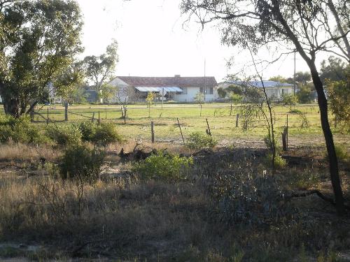 This is my house - The photo is taken from across the road over near the lagoon. It's about 100metres away.