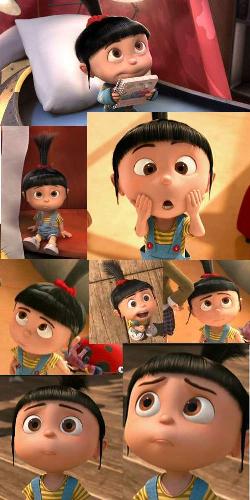 Agnes - Agnes the cutest character in the movie Despicable Me...