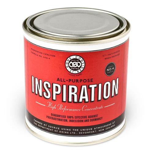 can of inspiration - searching for inspiration