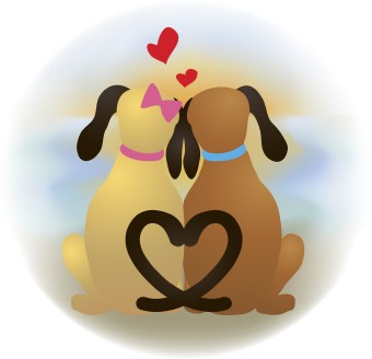 valentines day - puppy love
