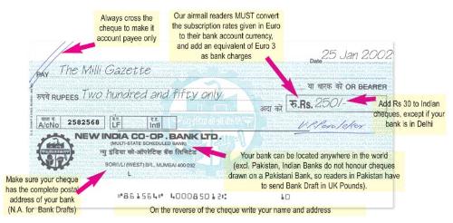 cheque mistakes - Make sure you double check what you wrote on a cheque.