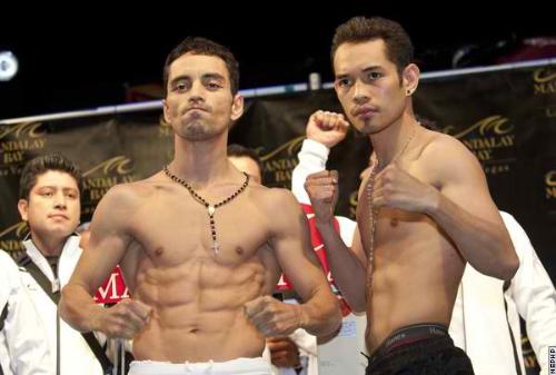 Montiel and Donaire - The faced-off between the two great fighters.