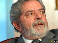 Brazil - President - Luiz Inacio Lula da Silva, popularly known as Lula, secured a second term in a landslide election victory in October 2006. He promised to boost economic growth and to narrow the gap between rich and poor. But with a weakened presence in congress, his left-wing Workers' Party may have to rely on political alliances to pursue planned tax, social security and political reforms. Lula implemented tough fiscal policies in his first term, overseeing economic stabilisation and falling levels of inflation and foreign debt. He changed the pension system and pushed through a modest increase in the minumum wage. Welfare programmes targeted millions of poor families. But he had to contend with a surge of land invasions by activists frustrated at what they saw as the slow pace of agrarian reform.