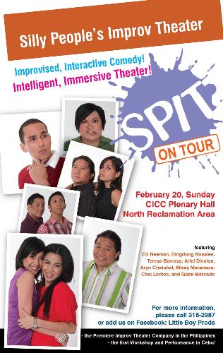 spit - spit group in Philippines Silly People's Improvisation Theater