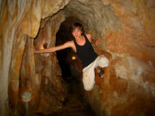 Me in Bridal Caves - I was crawling in a cave!!! got to touch the walls and everything, was awesome :)