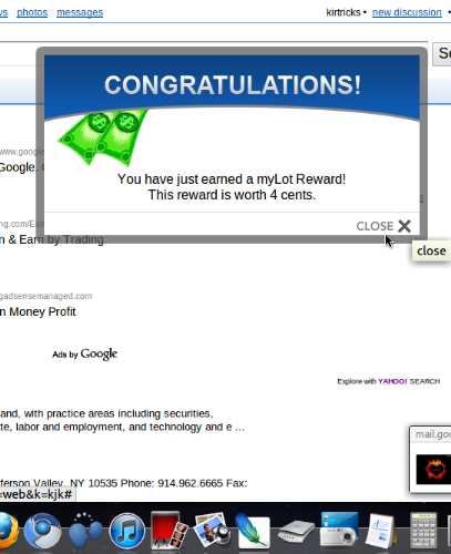 my first mylot reward - mylot reward