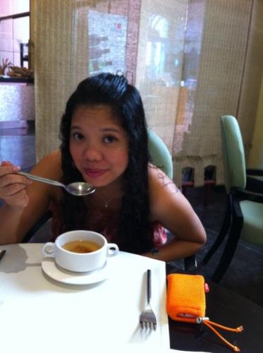 Christine - Me and boo dining at Vanilla Beach Café