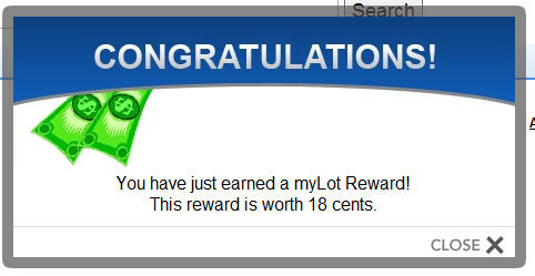 Fifth Reward in 2 Weeks time - I love getting Rewards for using the search.