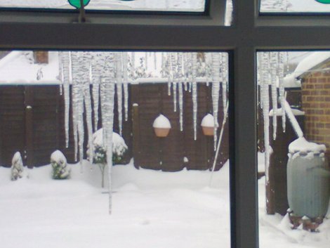 UK Snow - Snow in England.