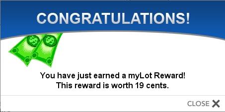 Got some cents from Mylot - Got some cents from Mylot as reward