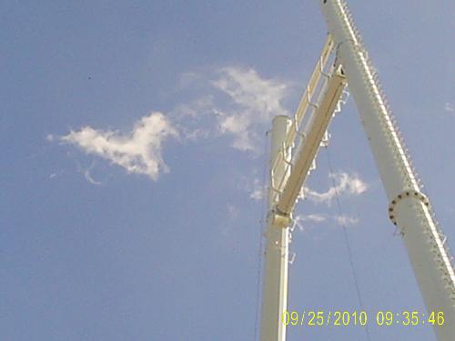 Skycoaster at The Great Escape - This Skycoaster is located at The Great Escape. It is 175 feet. It is my most ever favorite besides Sasquatch. A fee and a receipt to fly the attraction. It is 3 2 1 Fly and off you go.