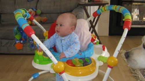 baby - My baby in the bouncer!