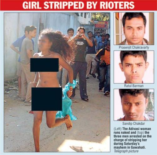 Lady no...8.. she was stripped naked and assaulted. 