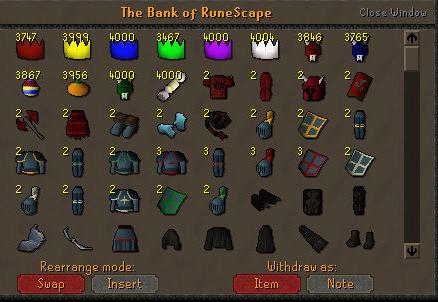 runescape - all these items on runescape worth billions