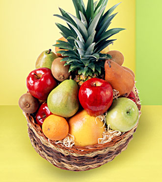 nutrition - a basket of fruit,yumm!