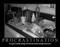 i used to get lazy with this - but not any more.