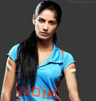 Poonam Pandey - She has promised that she will go nude if India wins the worldcup 2011.