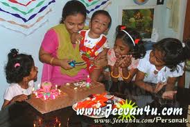 Birthday Special - In this photo many children around the birthday baby and wish him a lot.......