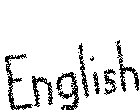 English - English Word