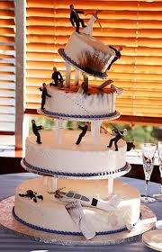 cakes - cute wedding cake