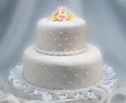 cakes - white wedding cake
