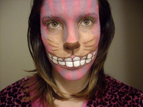 makeup - my original cheshire cat makeup :) let me know what you think.