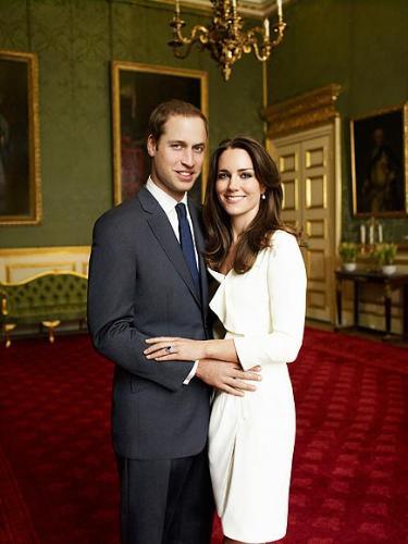 Prince William and Kate Middleton - After they became engaged this photo was taken.