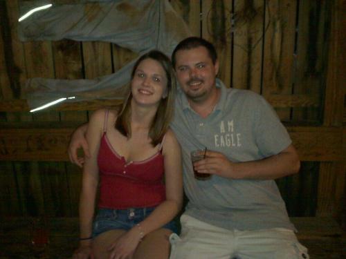 Me and my boyfriend! - Yes we had a few drinks before taking this one. As you can tell I am leaning in so I was feeling it lol.