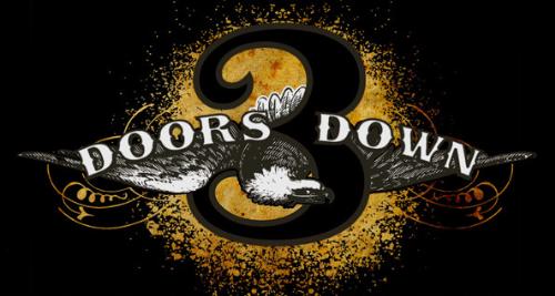 3 doors down - this is the logo of the band 3 doors down... its actually the old logo.. amazing band love the songs of them.. specially here without you.. i love this song.. totally love it.. they r amazing!!! :)