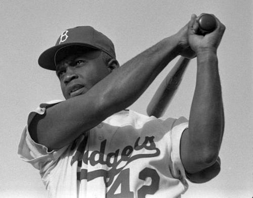 Jackie Robinson - He broke the color barrier in Major League baseball in 1947.
