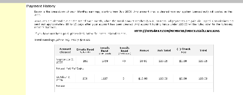 Proof of Payments  - With hits4pay. Sign up they pay well