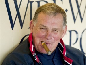 Bobby Cox - Bobby Cox enjoying cigar.