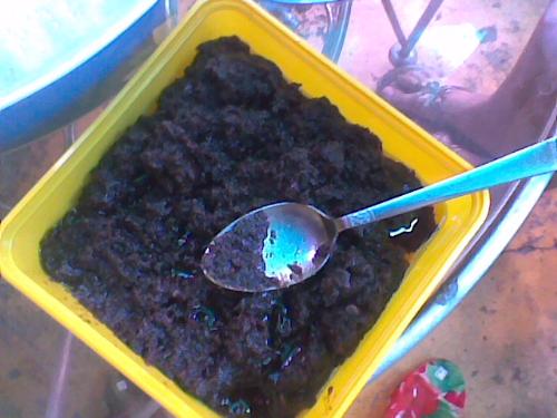 Shrimp paste  - I cooked this shrimp paste they said it taste good :Ds