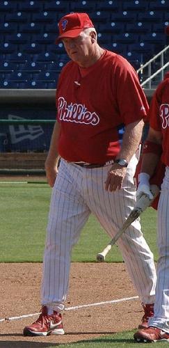 Charlie manual - The Philadelphia Phillies manager.