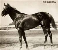 Sir Barton - Sir Barton was the 1st Triple Crown winner. He did it in 1919.