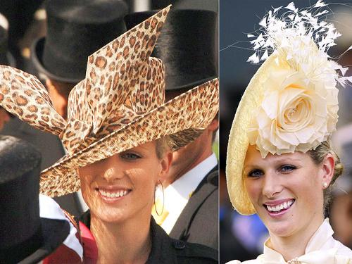 Zara Phillips - Princess Anne's Daughter Zara has some unique styles of hats!