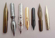 Dip Pen Nibs - These nibs are used to create Pen & Ink drawings