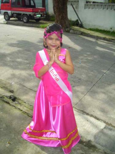 Ms.India - my niece as Ms. India 2010 as they celebrated United Nation Day  I think she is going to replace me soon LOL