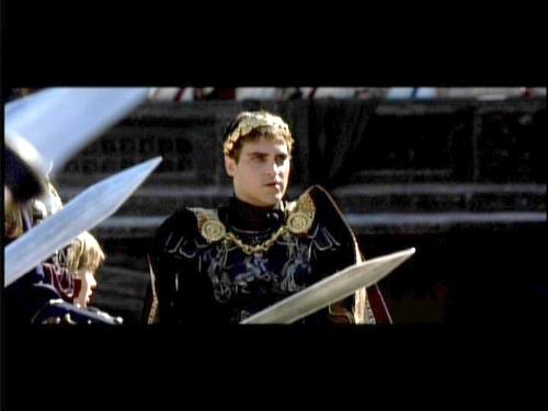 Gladiator - A scene form Gladiator. Joaquin Phoenix was Commodus,the Evil Roman leader.