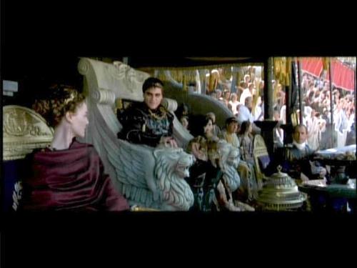 Commodus - Commodus(Joaquin Phoenix) watching the Roman games.