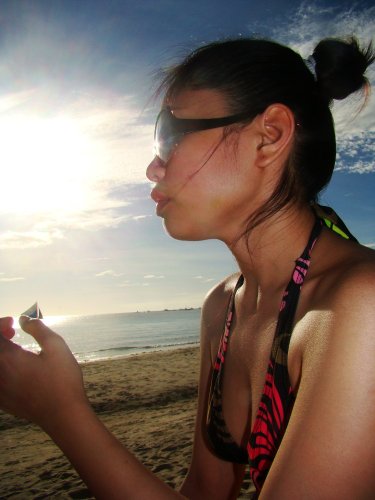 Bora memories - Waiting for the sunset.