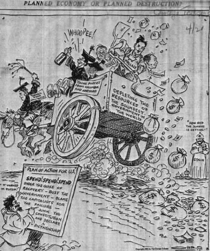 political cartoon - chicago tribune 1934c