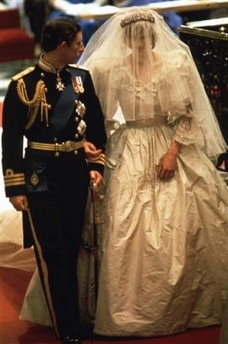 Charles and Diana - Charles and Diana on their wedding day.