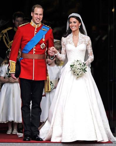 The Duke and Duchess of Cambridge - Prince Wiliam and his wife Kate Middleton. What a cute couple!