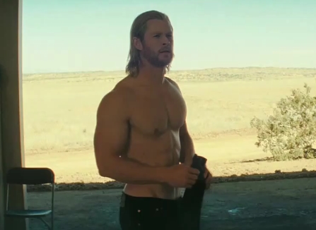 Thor - Thor in his shirtless scene. LOL
