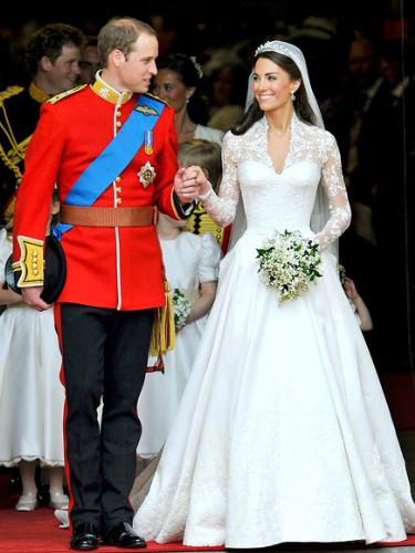 Prince Wiilliam and his bride Kate Middleton - William and Kate married last friday. They are a cute couple and I know they will make it!